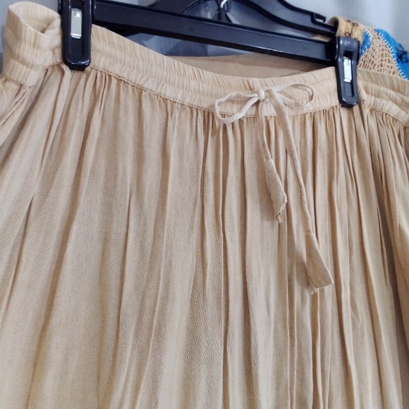 💥VINTAGE PATCHWORK EMBROIDERED GYPSY HIPPIE INDIA MAXI SKIRT CROCHET ONE SIZE - Picture 3 of 15